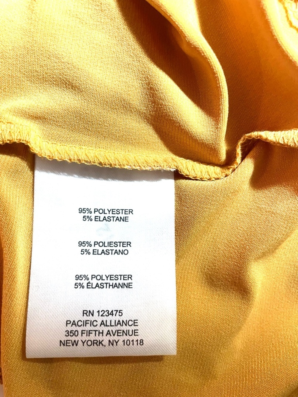 Jones New York Mustard Pleated Neck Blouse NWT XL Work Office Top - Picture 4 of 10